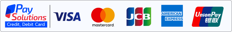 Pay Solutions, Visa, Mastercard, JCB, American Express, UnionPay